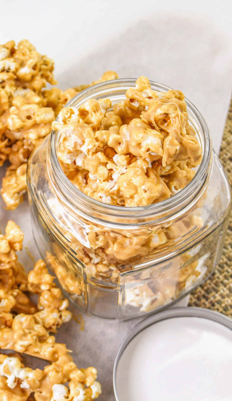 Peanut butter popcorn